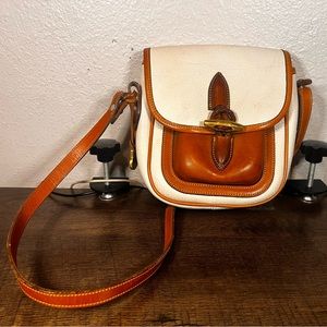 Dooney & Bourke | Small White Leather Shoulder Bag